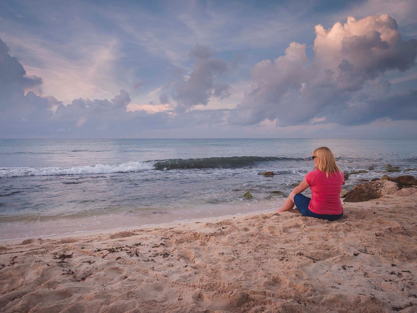 Sitting on the beach in Cozumel bests caribbean islands