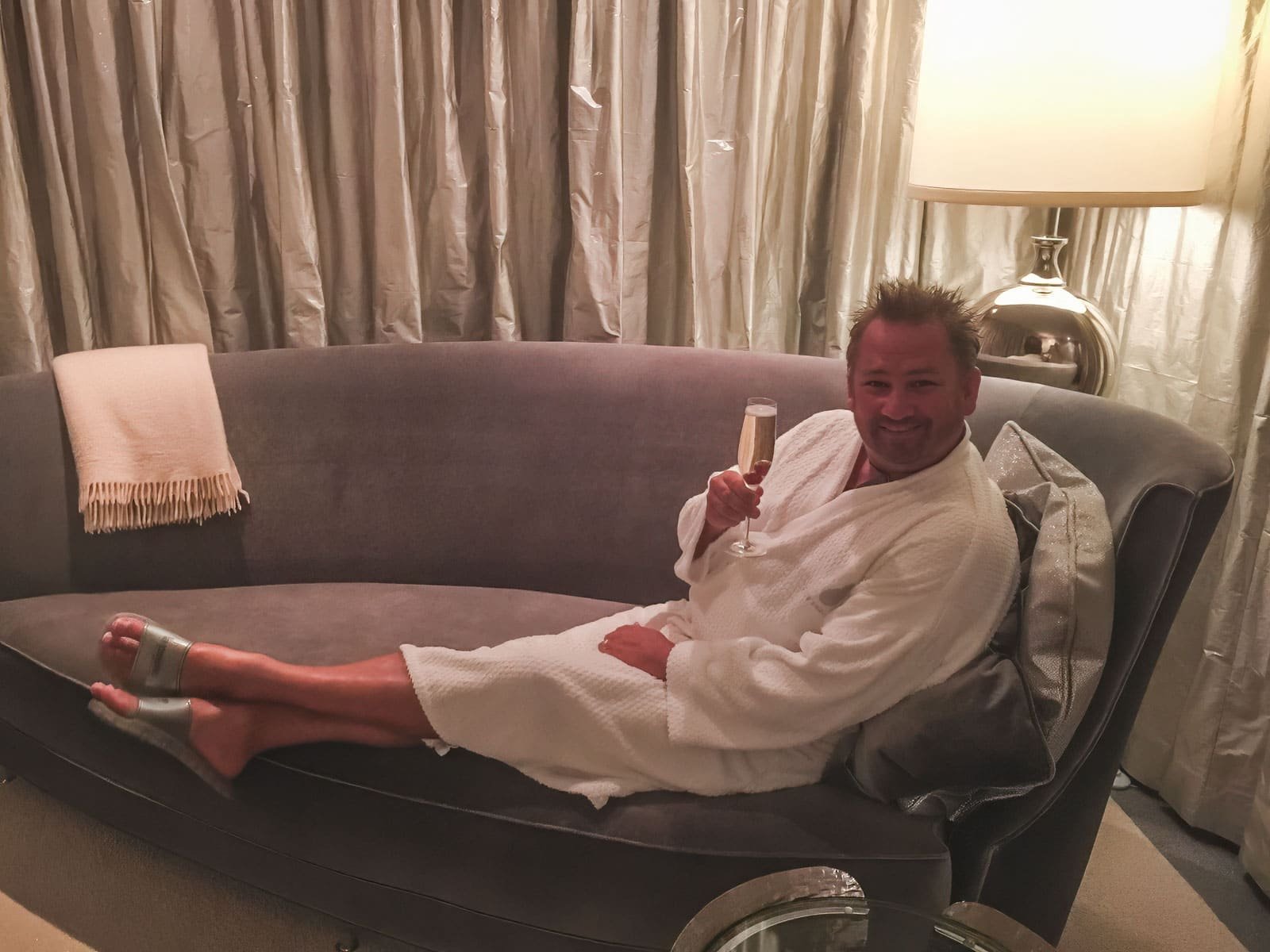 relaxing time at the Sap at the Ritz-Carlton