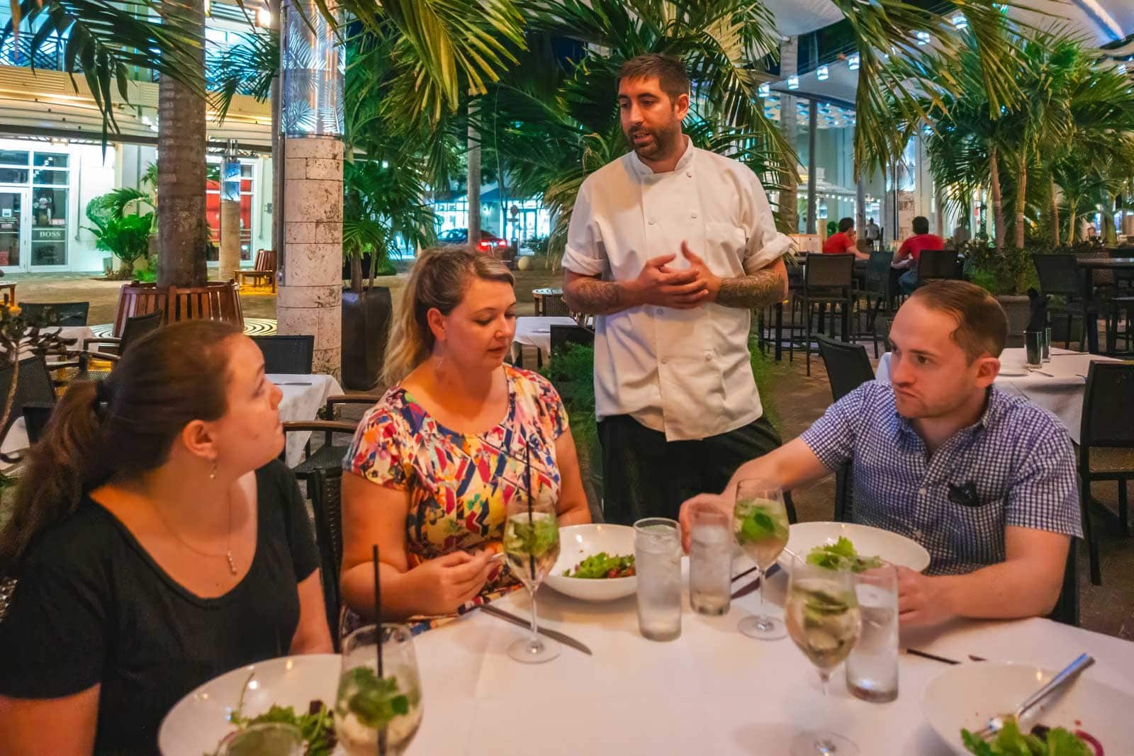 Tasting local seafood on the Flavor Tour