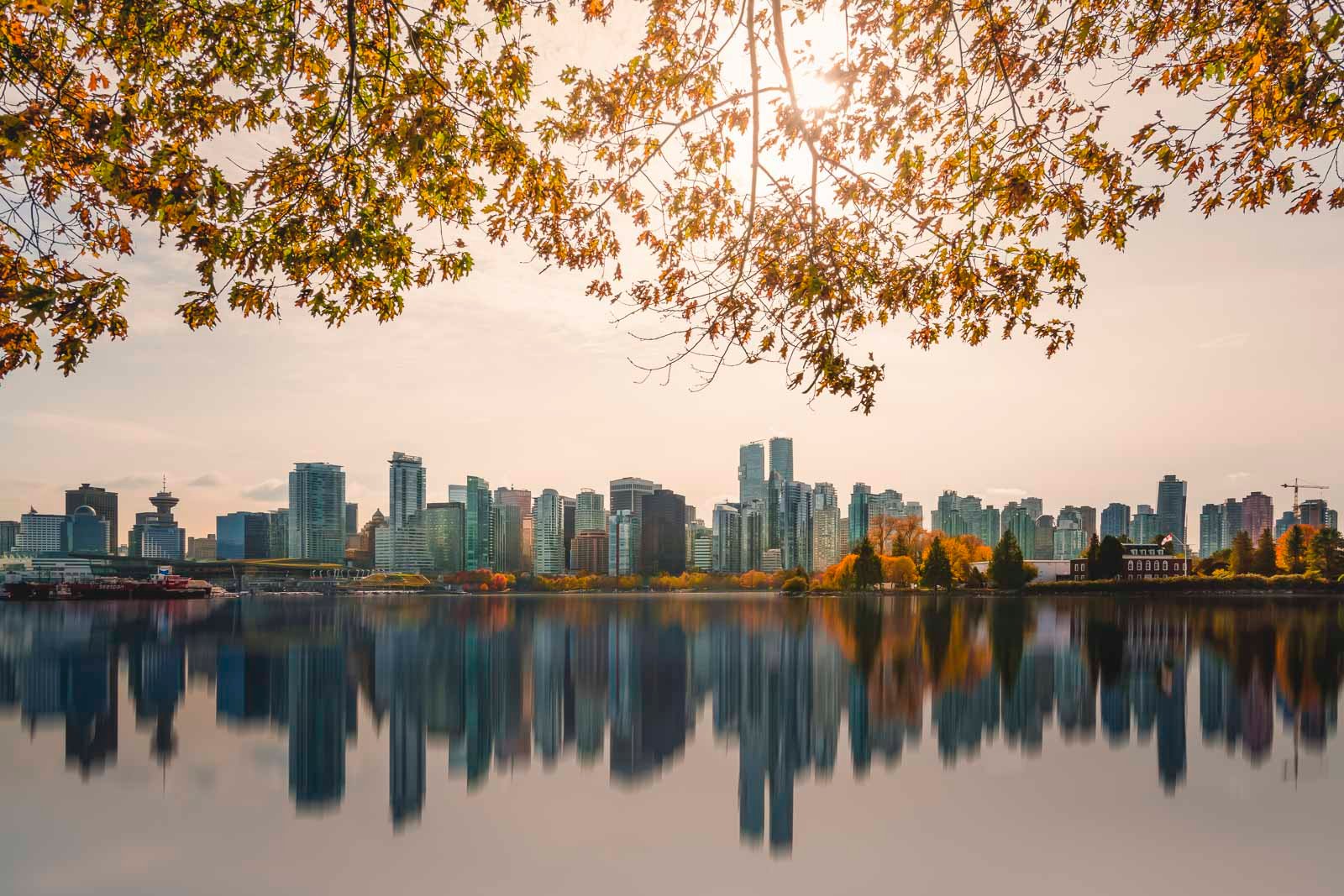 View of English Bay in Vancouver Bc