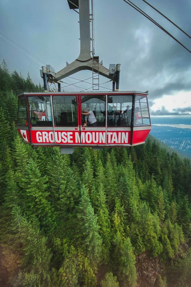 Grouse mountain gondola.