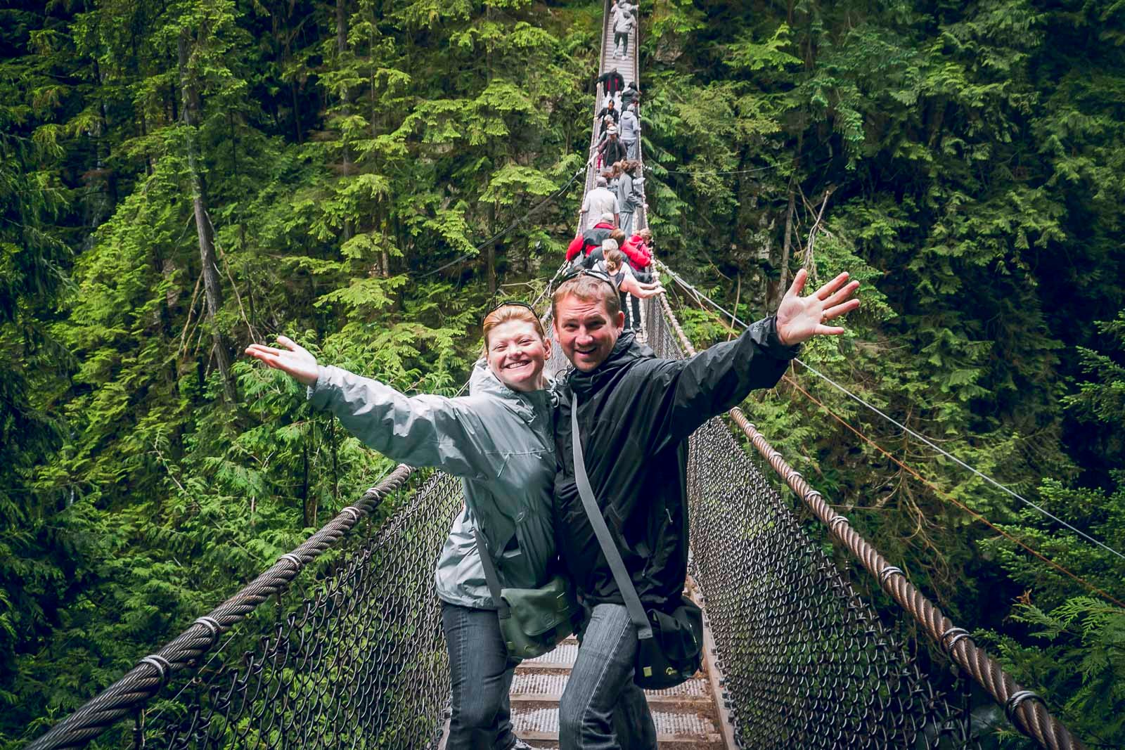vancouver to whistler road trip capilano suspension bridge