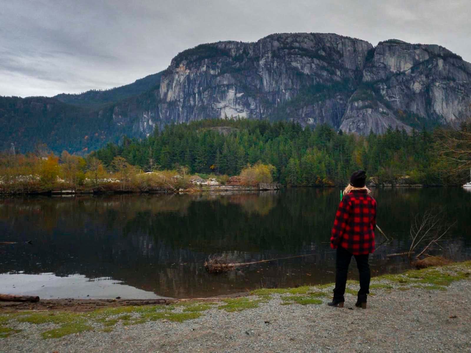 Overlooking Squamish BC