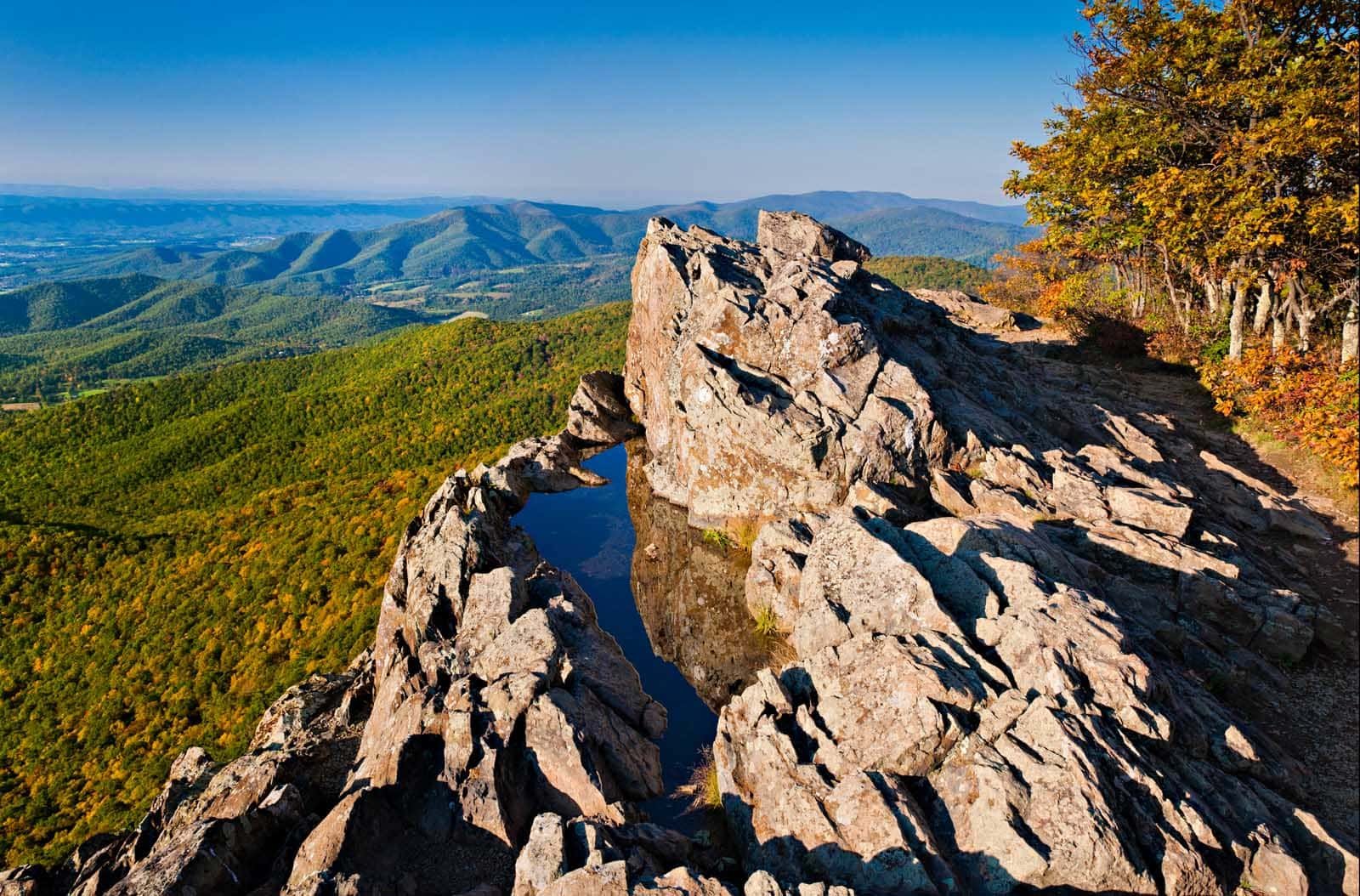 The stony Man Trail hike in Shenandoah National Park