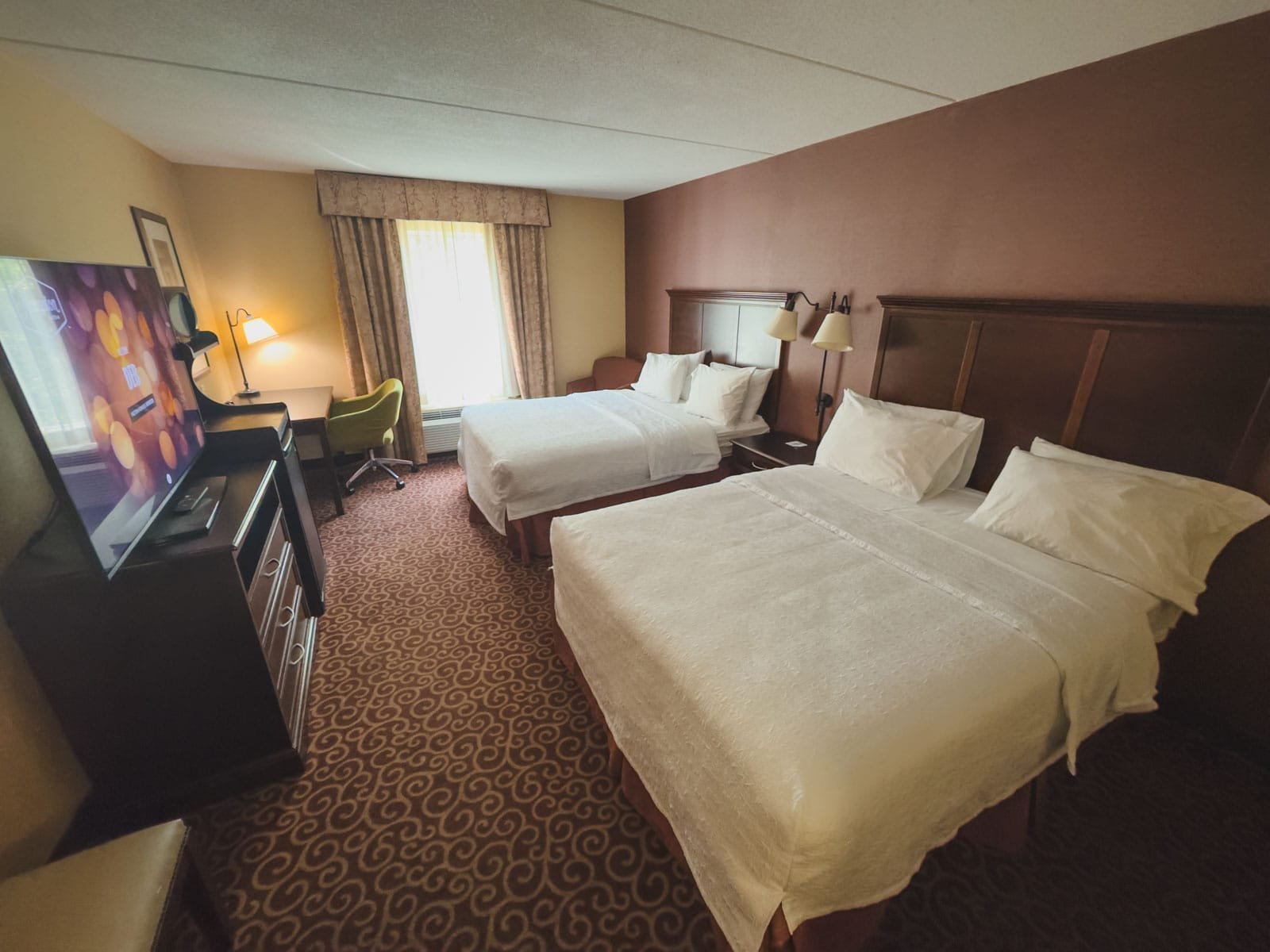 Hampton Inn but Hilton Hotel Room in Sudbury