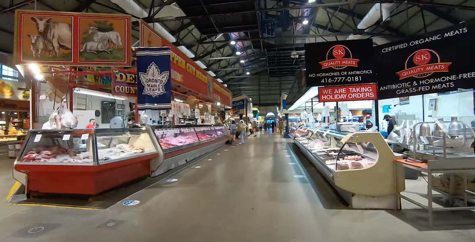 Carousel Bakery inside the bustling St. Lawrence Market.